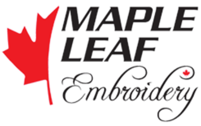 Maple Leaf Embroidery